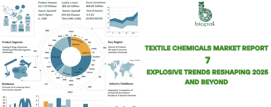 Textile Chemicals Market Report 2025-2033: Size, growth, trends & forecast. Includes market size, product segments, key regions, drivers & challenges. - Textile Chemicals Market Report 1