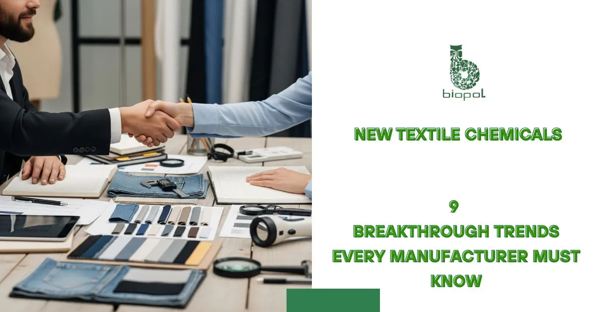 New Textile Chemicals: 9 Breakthrough Trends Every Manufacturer Must Know