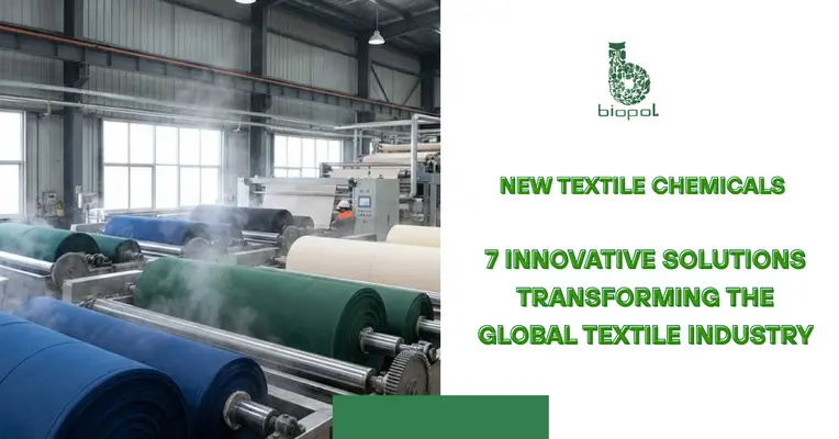 Industrial textile rollers in a modern facility showing fabric dyeing and finishing using advanced textile chemical processes. -New Textile Chemicals. -1