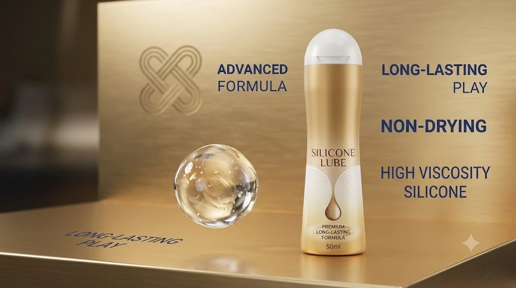 Experience long-lasting smoothness with premium silicone lubricant. Hypoallergenic, waterproof, and designed for ultimate comfort and intimacy.