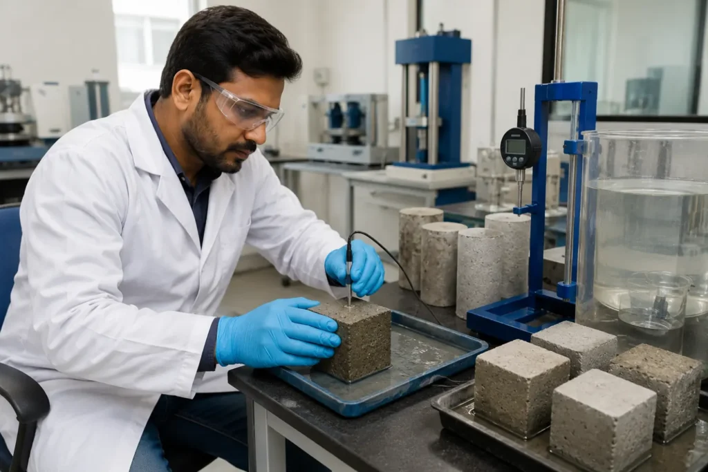 Concrete Testing in a Modern Laboratory-Integral Waterproofing Compound3