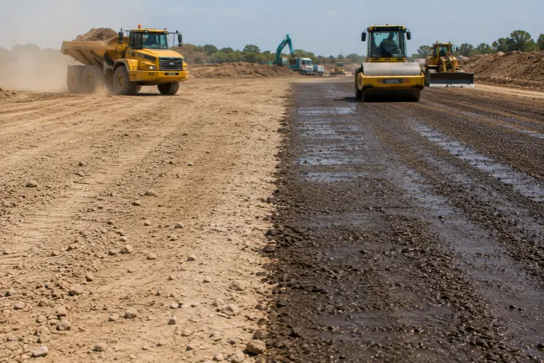 Contrasting Earthwork at a Construction Site-Chemicals Used for Dust Control at Construction Sites1