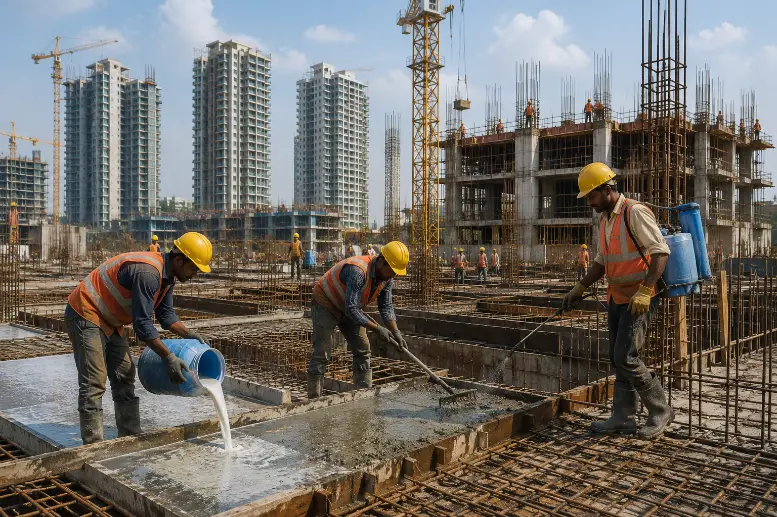 High-Rise Construction in Progress-High-Rise Construction in Progress 3