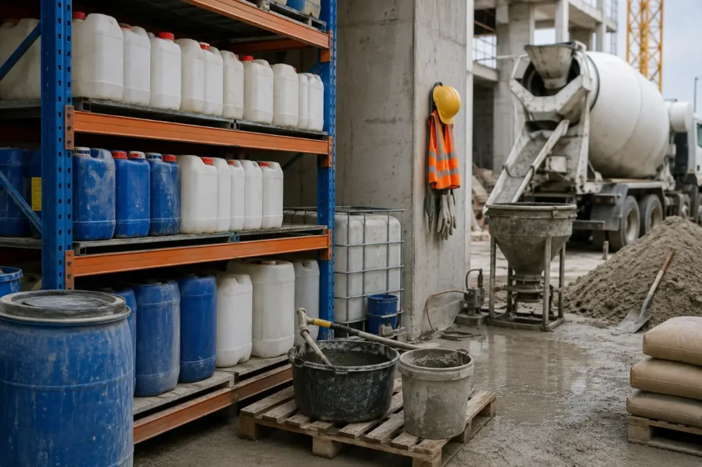 Industrial Construction Supply Yard-Admixture: Uses and Applications 1