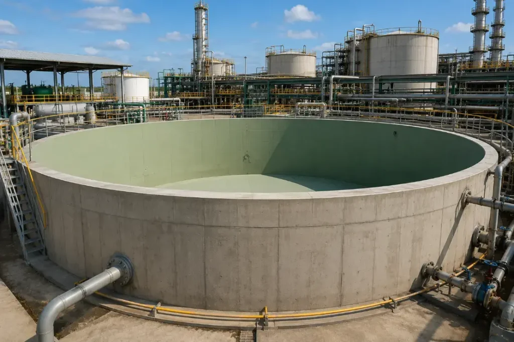 Industrial Processing Plant and Storage Tank-Chemical Resistant Construction 1