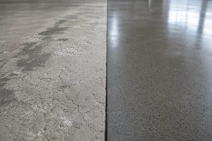 Rough and Polished Concrete Split-Floor Hardener 1