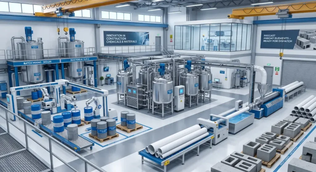 Specialty chemical plant for construction-Types of Construction Chemicals 2