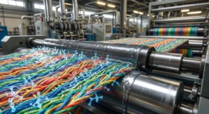 Textile machine coats colorful threads with polymers - Types of Silicones 1