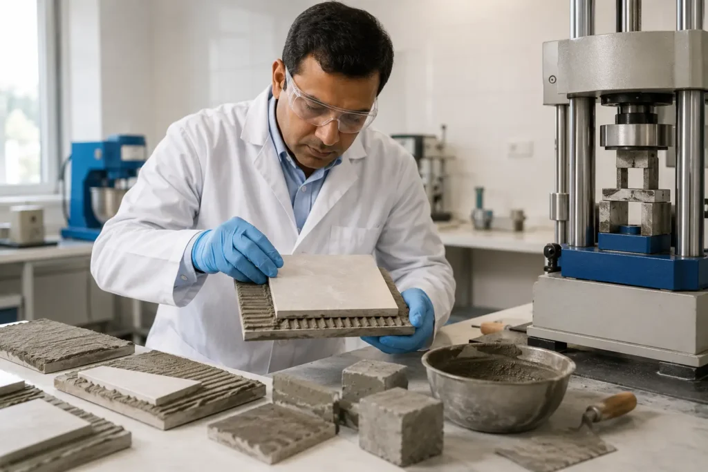 Tile Adhesive Testing Laboratory-Tile Adhesive: Types, Uses, and Selection3