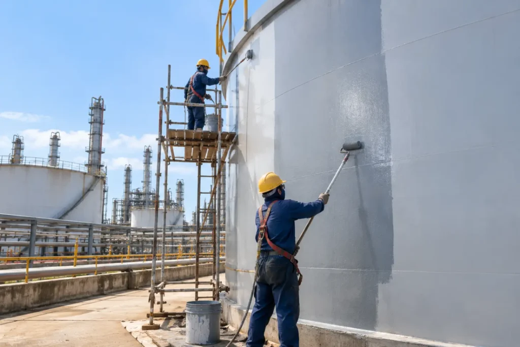 Industrial Tank Painting Crew-Anticorrosive Coating 2