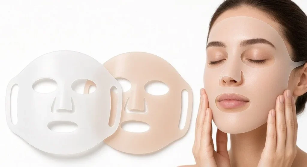 silicone masks for skin hydration and skin care